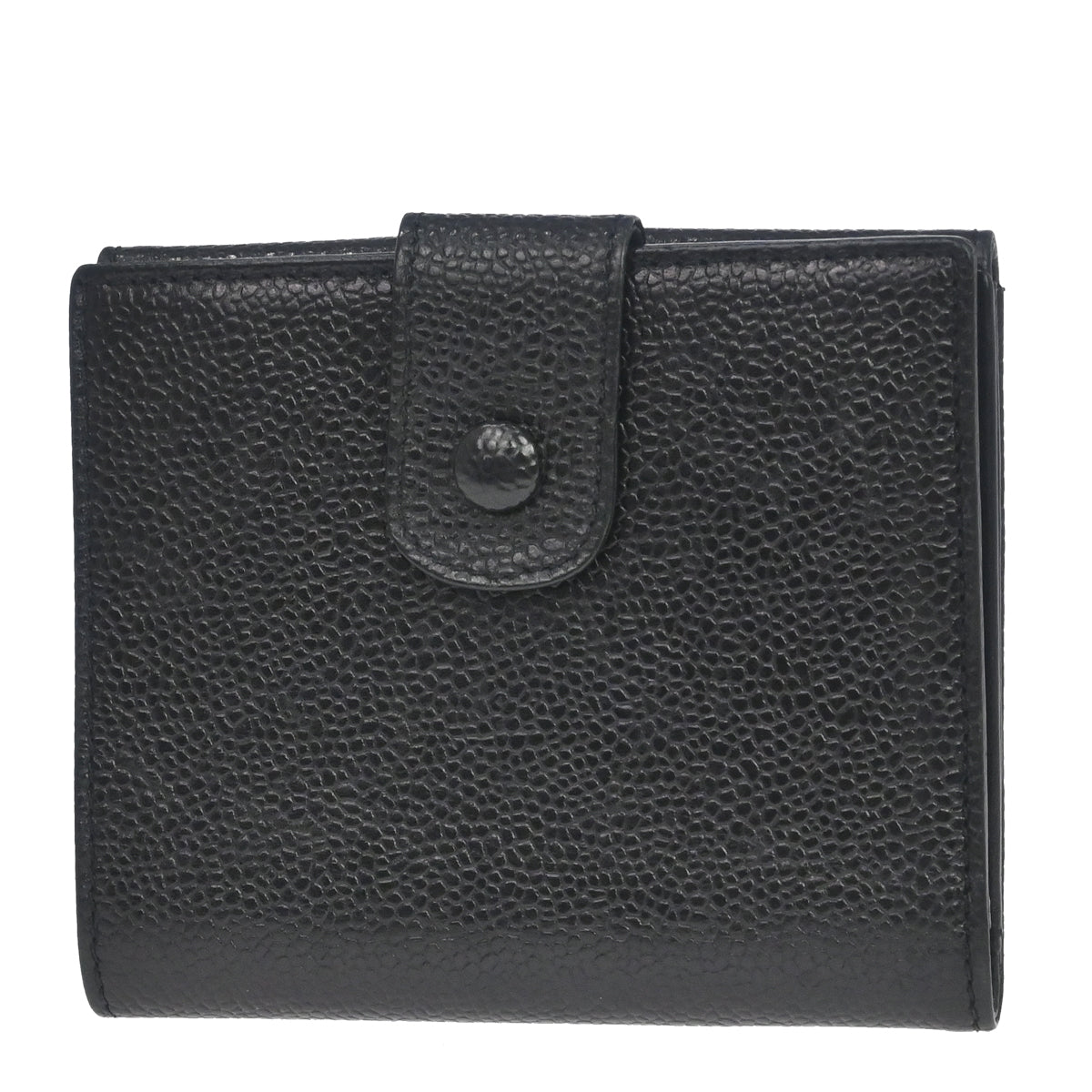 Chanel 1996-1997 Black Caviar Skin Bifold Wallet