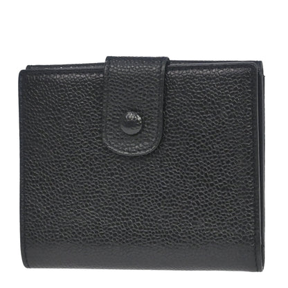 Chanel 1996-1997 Black Caviar Skin Bifold Wallet