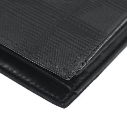 Chanel 2000-2002 Black Jacquard Nylon Travel Line Bifold Wallet