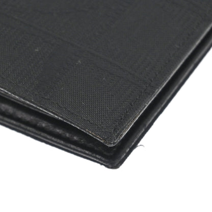 Chanel 2000-2002 Black Jacquard Nylon Travel Line Bifold Wallet