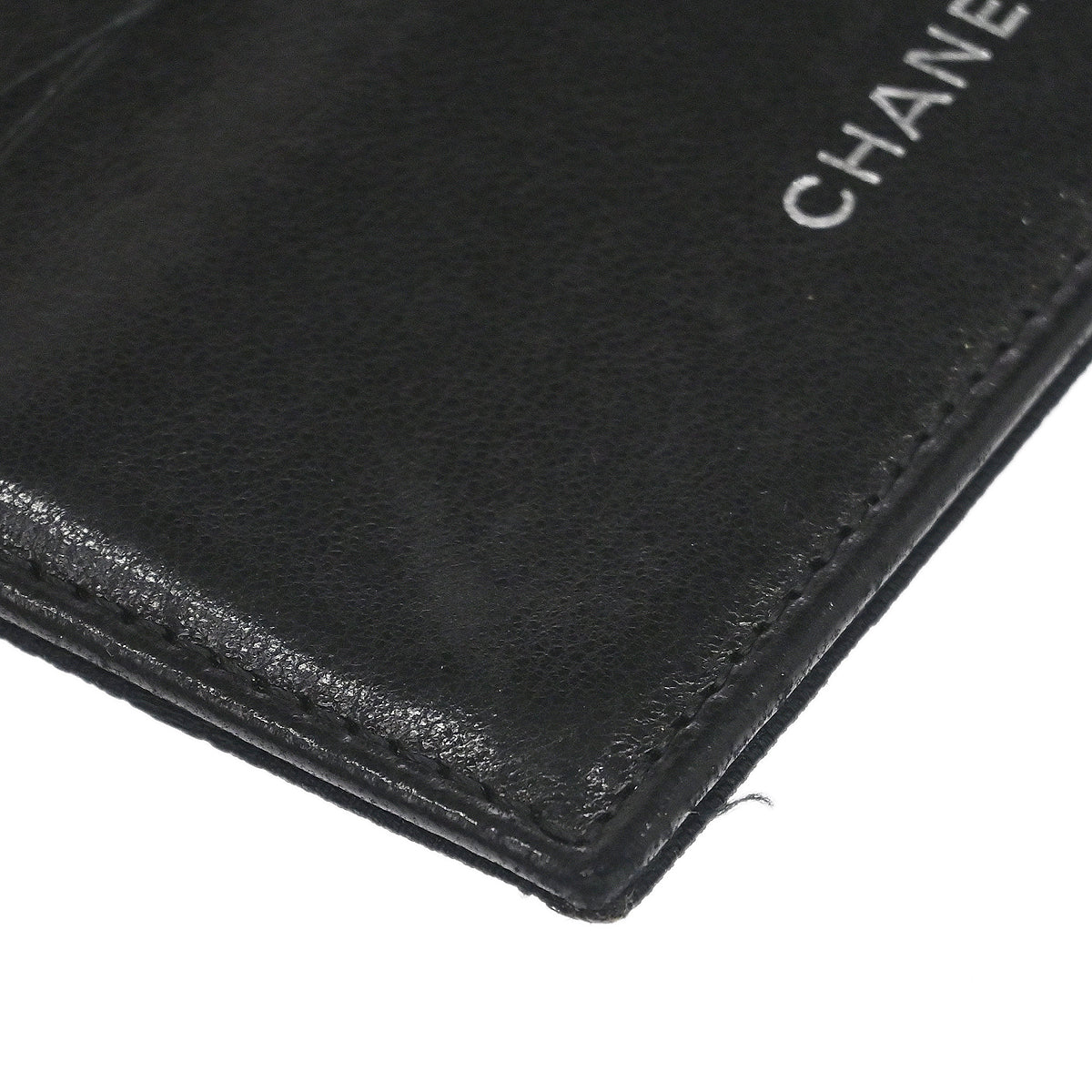 Chanel 2000-2002 Black Jacquard Nylon Travel Line Bifold Wallet