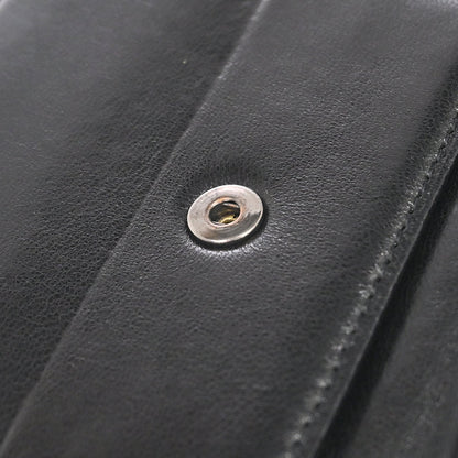Chanel 2000-2002 Black Jacquard Nylon Travel Line Bifold Wallet