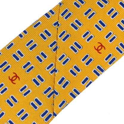 Chanel Necktie Yellow Small Good