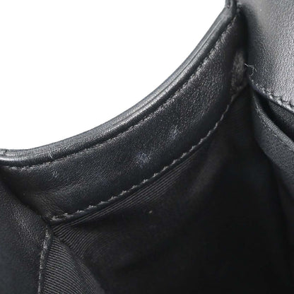 Boy Chanel Black Lambskin Medium Double Chain Shoulder Bag