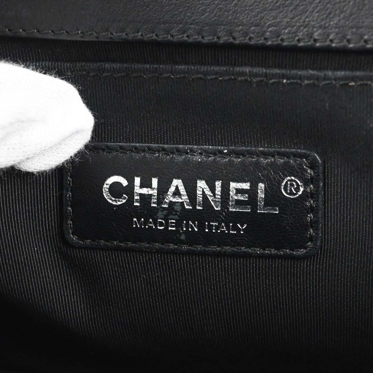 Boy Chanel Black Lambskin Medium Double Chain Shoulder Bag