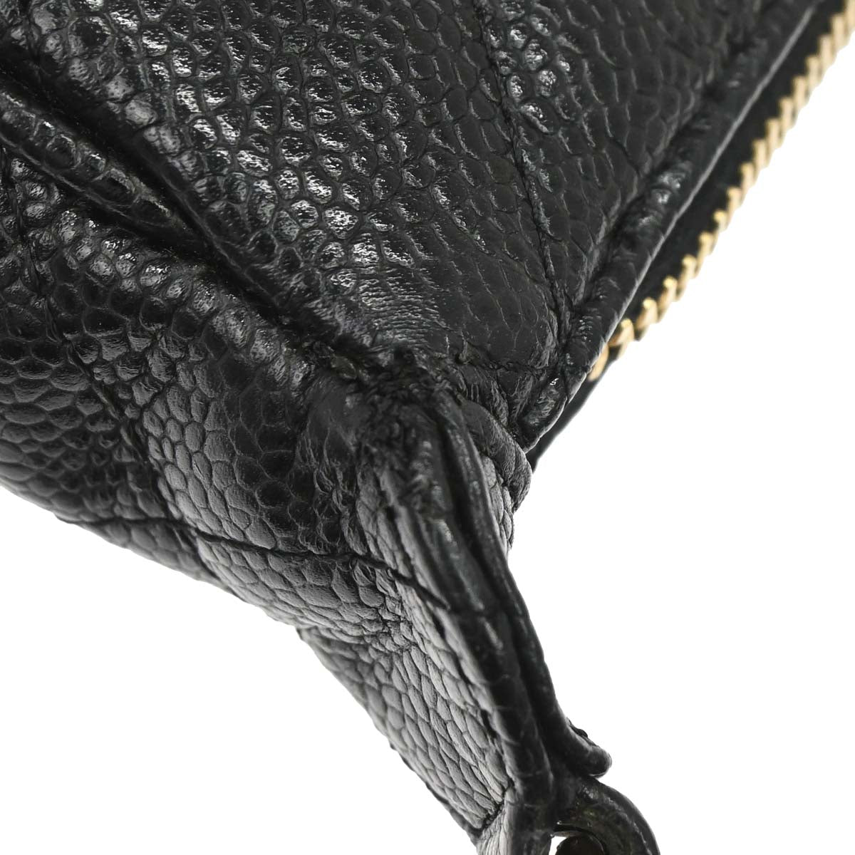 Chanel 2003-2004 Black Caviar Skin Handbag