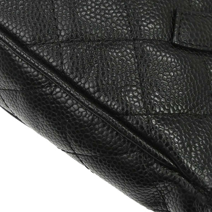 Chanel 2003-2004 Black Caviar Skin Handbag
