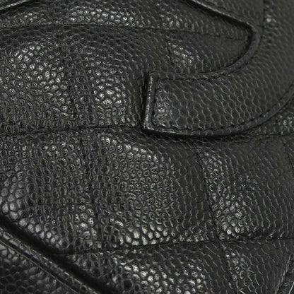 Chanel 2003-2004 Black Caviar Skin Handbag