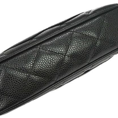 Chanel 2003-2004 Black Caviar Skin Handbag