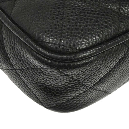 Chanel 2003-2004 Black Caviar Skin Handbag