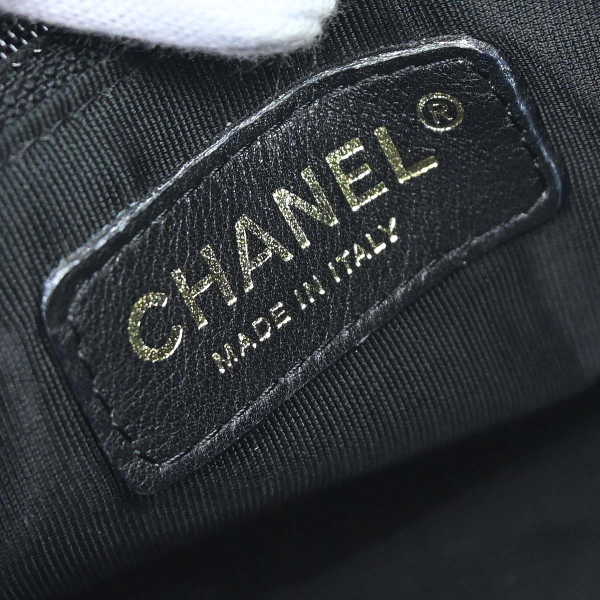 Chanel 2003-2004 Black Caviar Skin Handbag
