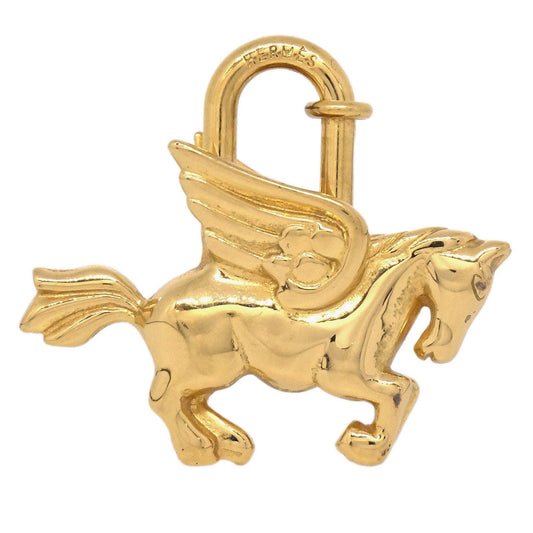 Hermes 1993 Le Cheval Pegasus Cadena Gold Small Good