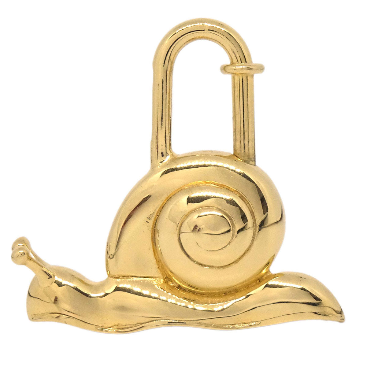 Hermes Snail 1995 Annee De la Route Cadena Gold Small Good