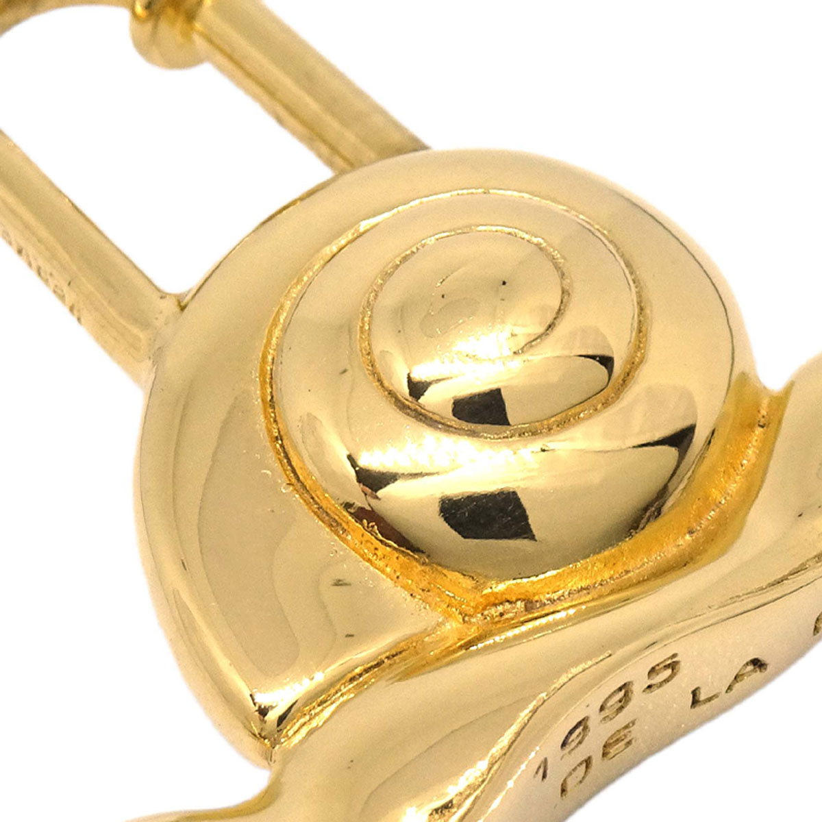 Hermes Snail 1995 Annee De la Route Cadena Gold Small Good