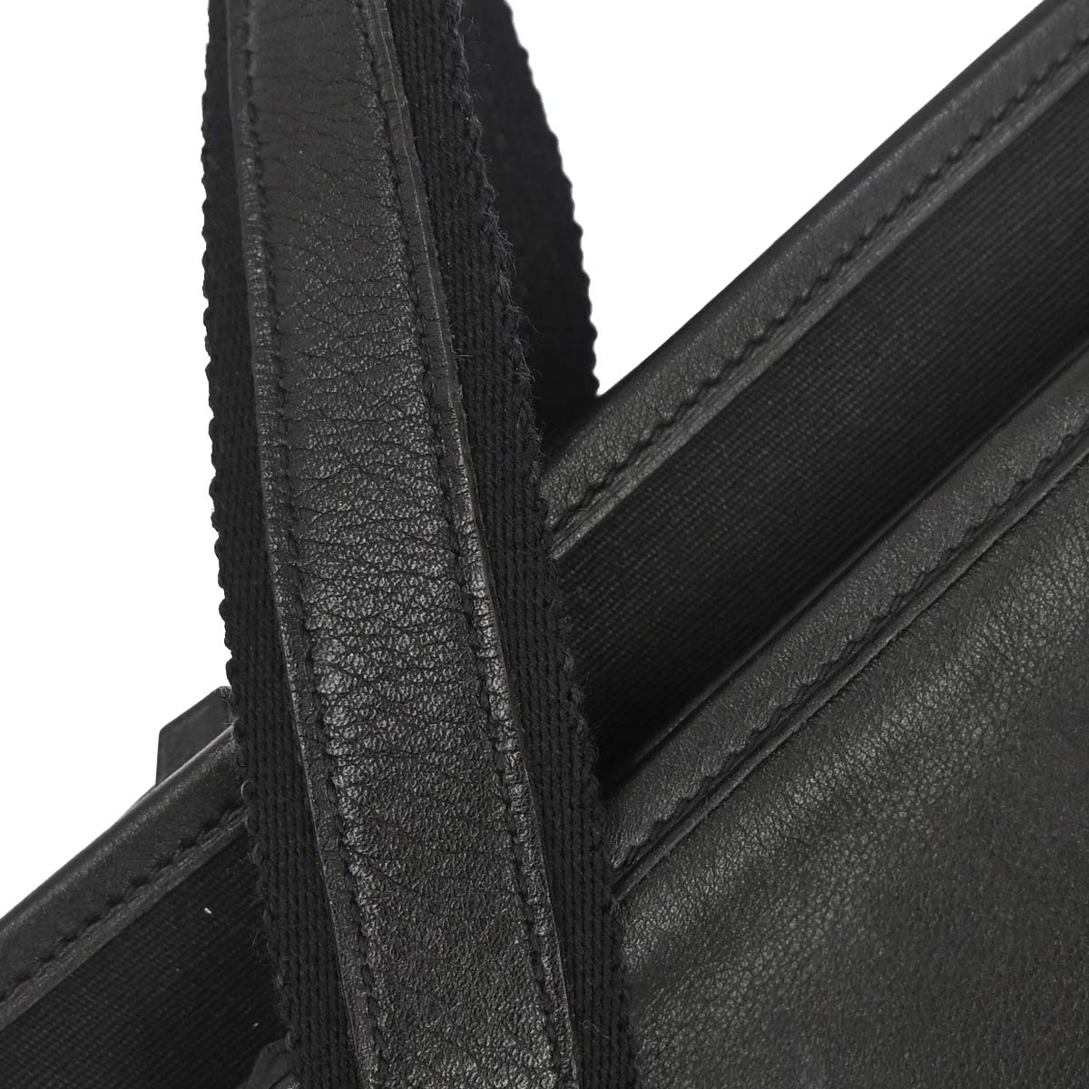 Hermes Black Swift Toile Officier Mrs. Hippie Shoulder Bag