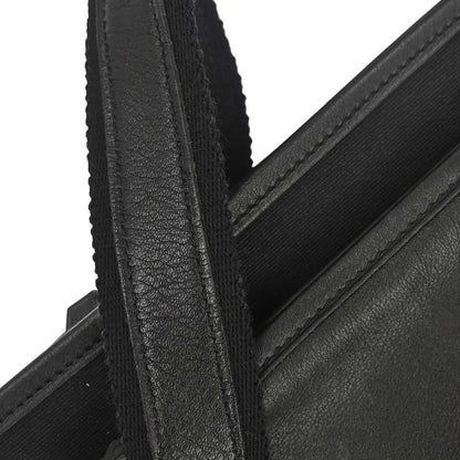 Hermes Black Swift Toile Officier Mrs. Hippie Shoulder Bag