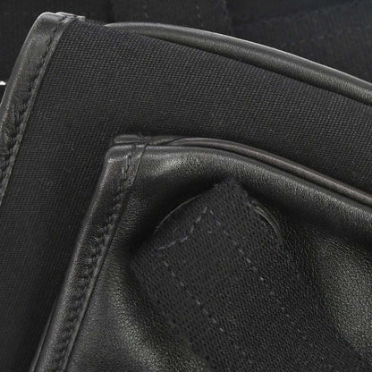 Hermes Black Swift Toile Officier Mrs. Hippie Shoulder Bag