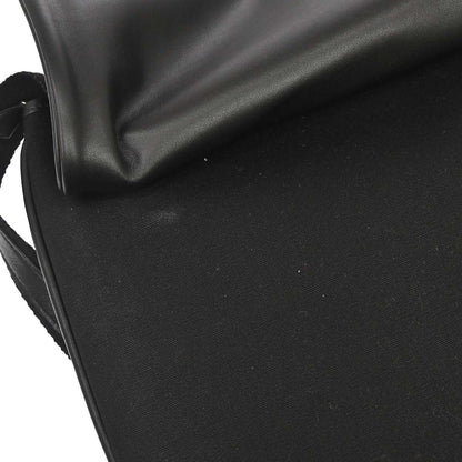 Hermes Black Swift Toile Officier Mrs. Hippie Shoulder Bag