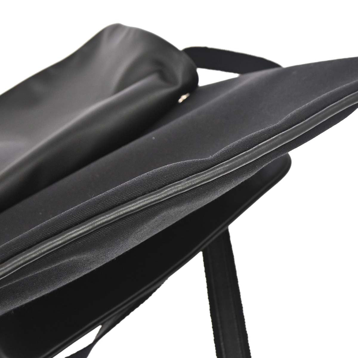 Hermes Black Swift Toile Officier Mrs. Hippie Shoulder Bag