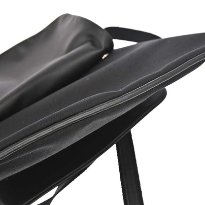 Hermes Black Swift Toile Officier Mrs. Hippie Shoulder Bag