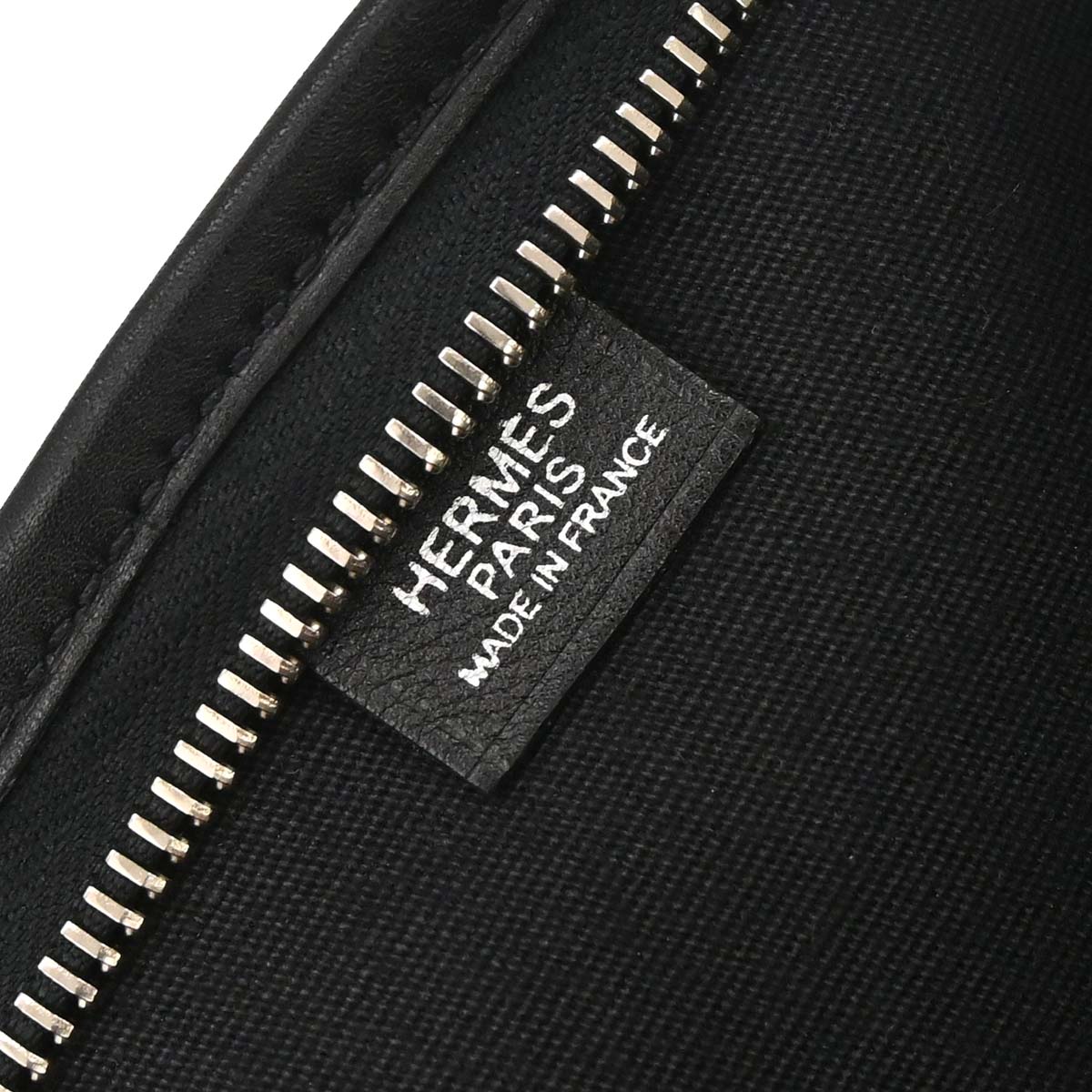 Hermes Black Swift Toile Officier Mrs. Hippie Shoulder Bag
