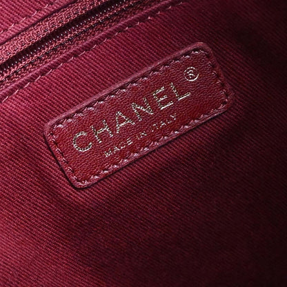 Chanel Black Embossed Calfskin Icon Drawstring Bucket Shoulder Bag