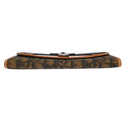 Christian Dior 2007 Brown Romantic Long Wallet