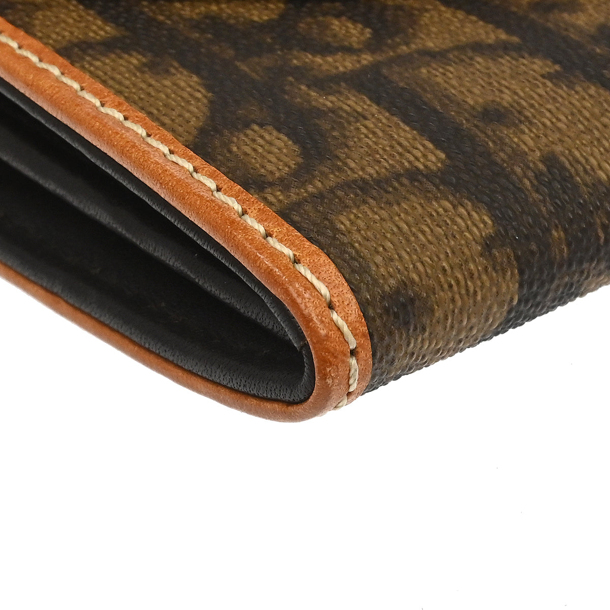 Christian Dior 2007 Brown Romantic Long Wallet