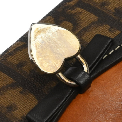 Christian Dior 2007 Brown Romantic Long Wallet