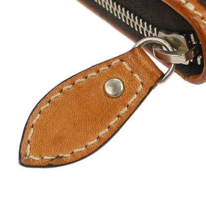 Christian Dior Brown Romantic Zip-Around Coin Purse Wallet