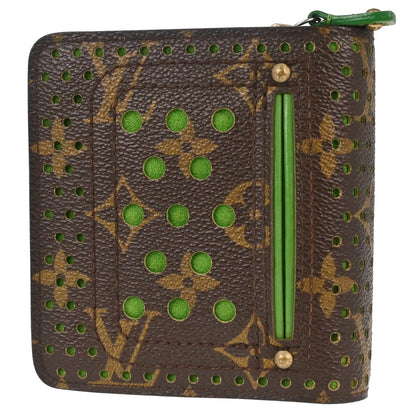 Louis Vuitton Monogram Perfo Compact Zip Wallet M95218
