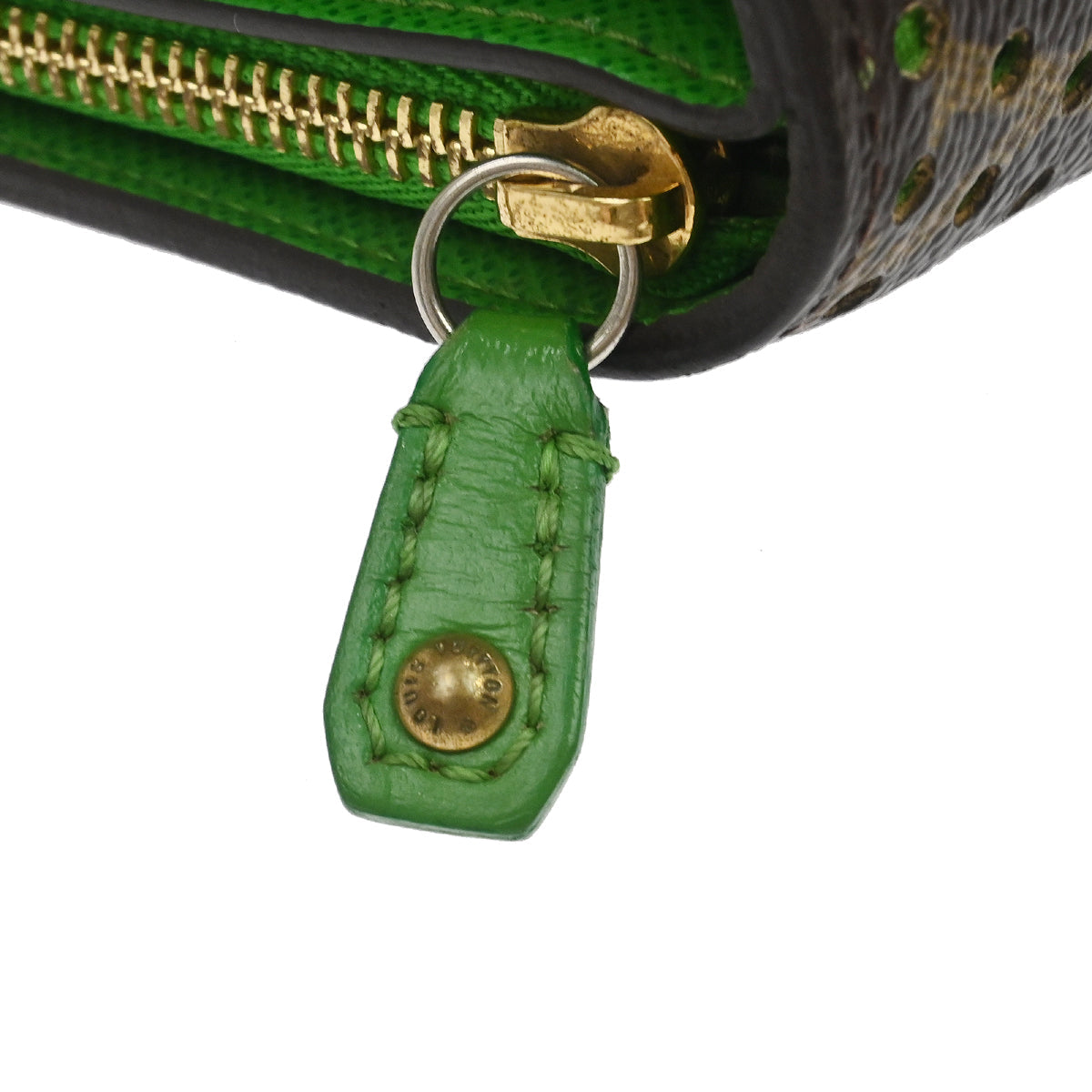 Louis Vuitton Monogram Perfo Compact Zip Wallet M95218