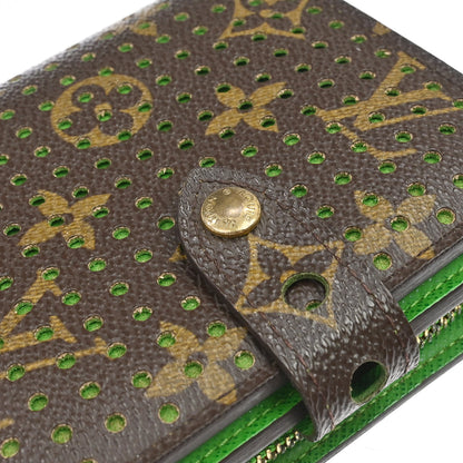Louis Vuitton Monogram Perfo Compact Zip Wallet M95218