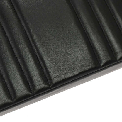 Chanel 1991-1994 Black Lambskin Mademoiselle Single Flap Shoulder Bag