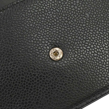 Chanel 2013-2014 Black Caviar Skin Timeless WOC Wallet on Chain Shoulder Bag