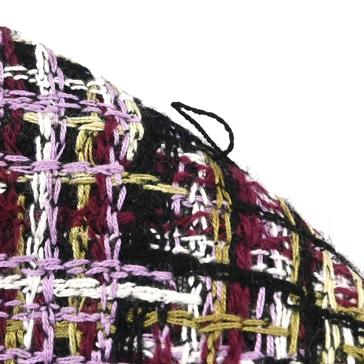 Chanel 1998 Single Breasted Tweed Jacket Purple #38
