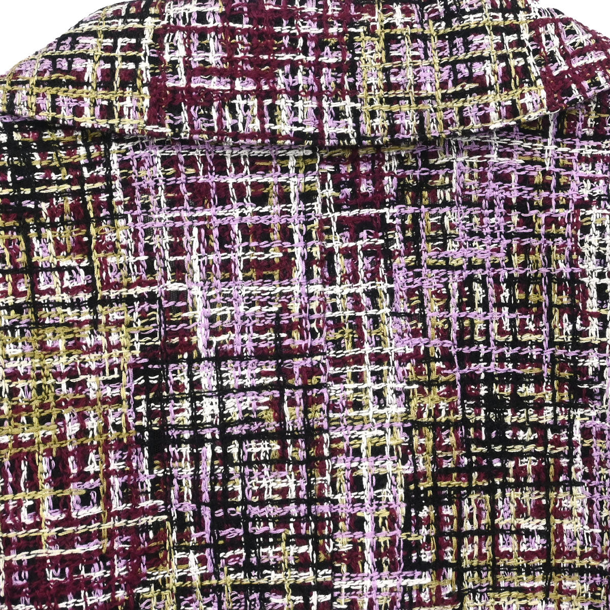 Chanel 1998 Single Breasted Tweed Jacket Purple #38