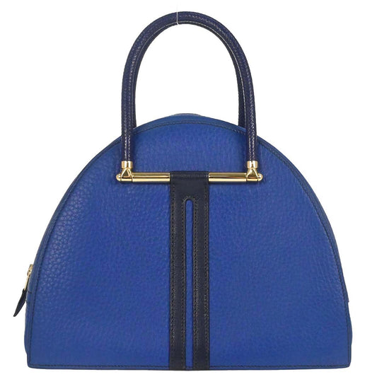 Hermes Blue France Taurillon Clemence Gobi Handbag