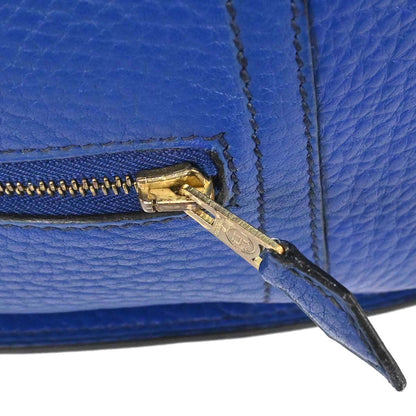 Hermes Blue France Taurillon Clemence Gobi Handbag