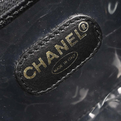Chanel 1997-1999 Black Caviar Skin Vanity 2way Shoulder Handbag