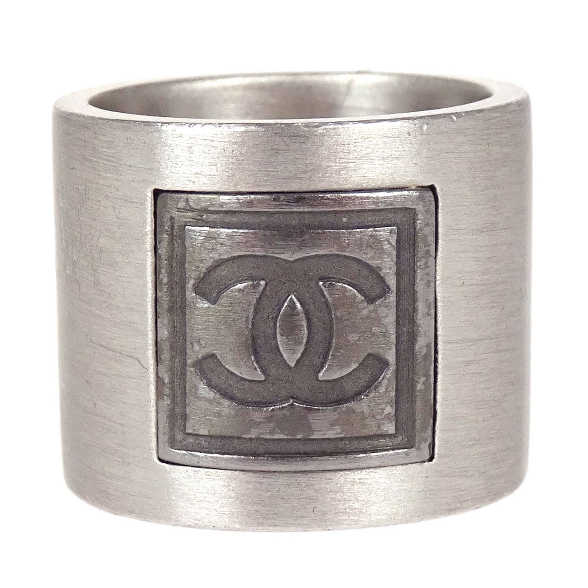 Chanel Ring Silver #53 04P
