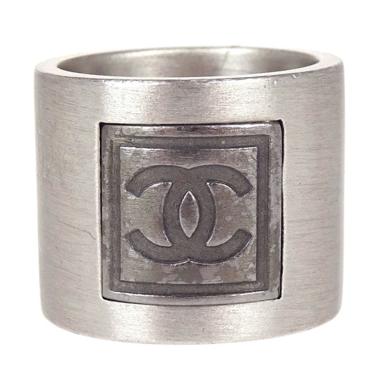 Chanel Ring Silver #53 04P
