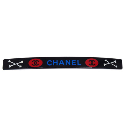 Chanel Barrette Hair Accessories Black Acrylic 03P