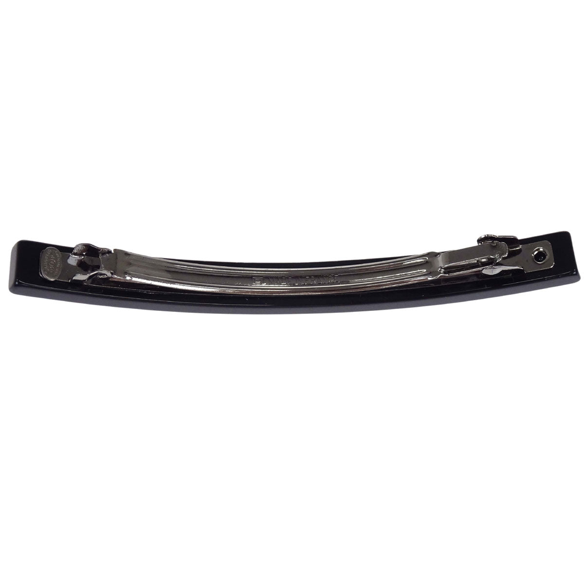 Chanel Barrette Hair Accessories Black Acrylic 03P