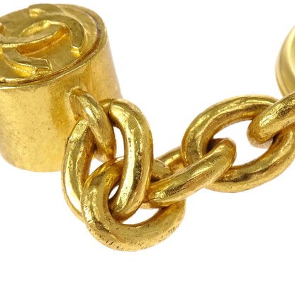 Chanel Gold Key Holder Bag Charm Whistle 95P Small Good