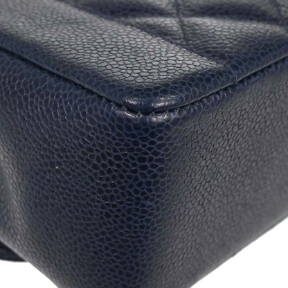 Chanel 1994-1996 Navy Caviar Medium Diana Shoulder Bag