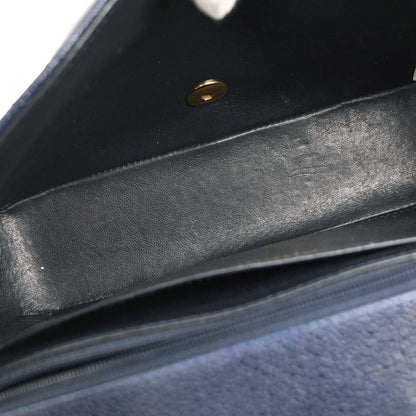 Chanel 1994-1996 Navy Caviar Medium Diana Shoulder Bag
