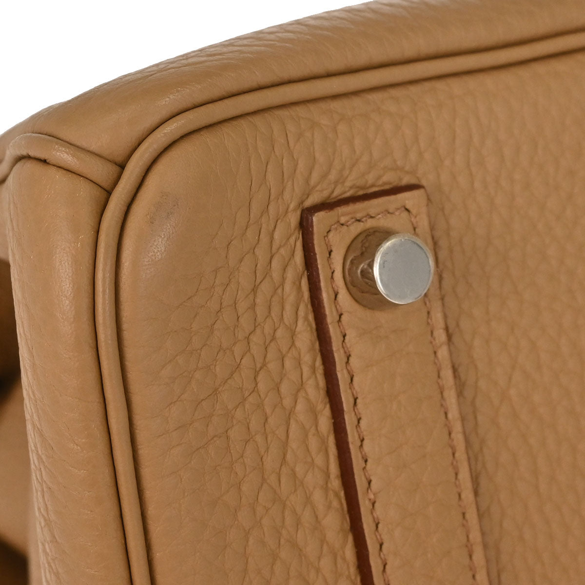 Hermes 2009 Tabac Camel Taurillon Clemence Birkin 35 Handbag