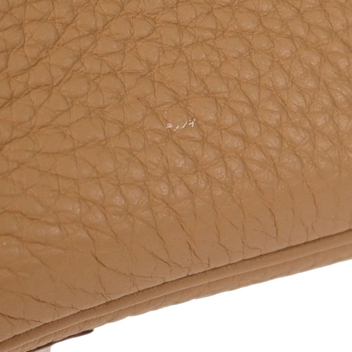 Hermes 2009 Tabac Camel Taurillon Clemence Birkin 35 Handbag