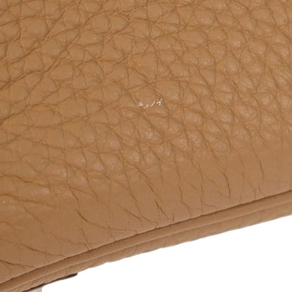 Hermes 2009 Tabac Camel Taurillon Clemence Birkin 35 Handbag